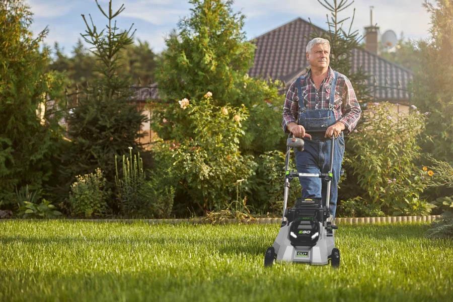 cordless battery lawn mower