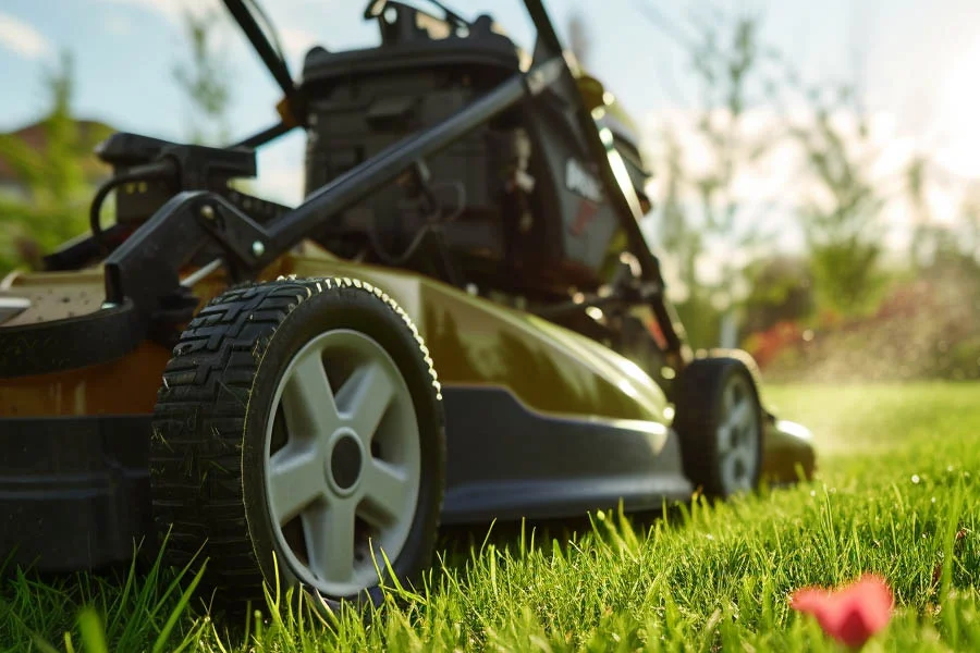 cordless battery lawn mower