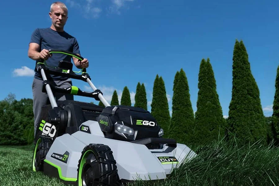 self-propelled lawnmower